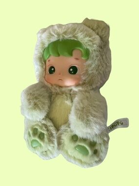 Pop Mart Haci Pupu Gummy Bear Plush Toy Pendant - Green Apple